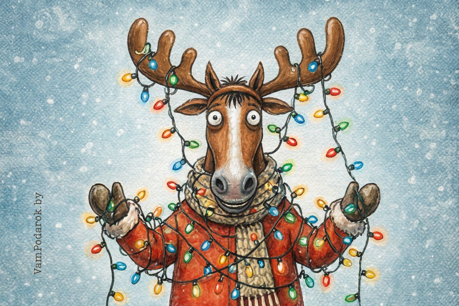 Два часа распутывал гирлянду. А она, с..ка, не горит!