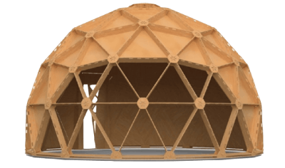 Купольный шатер GEO WOOD 33