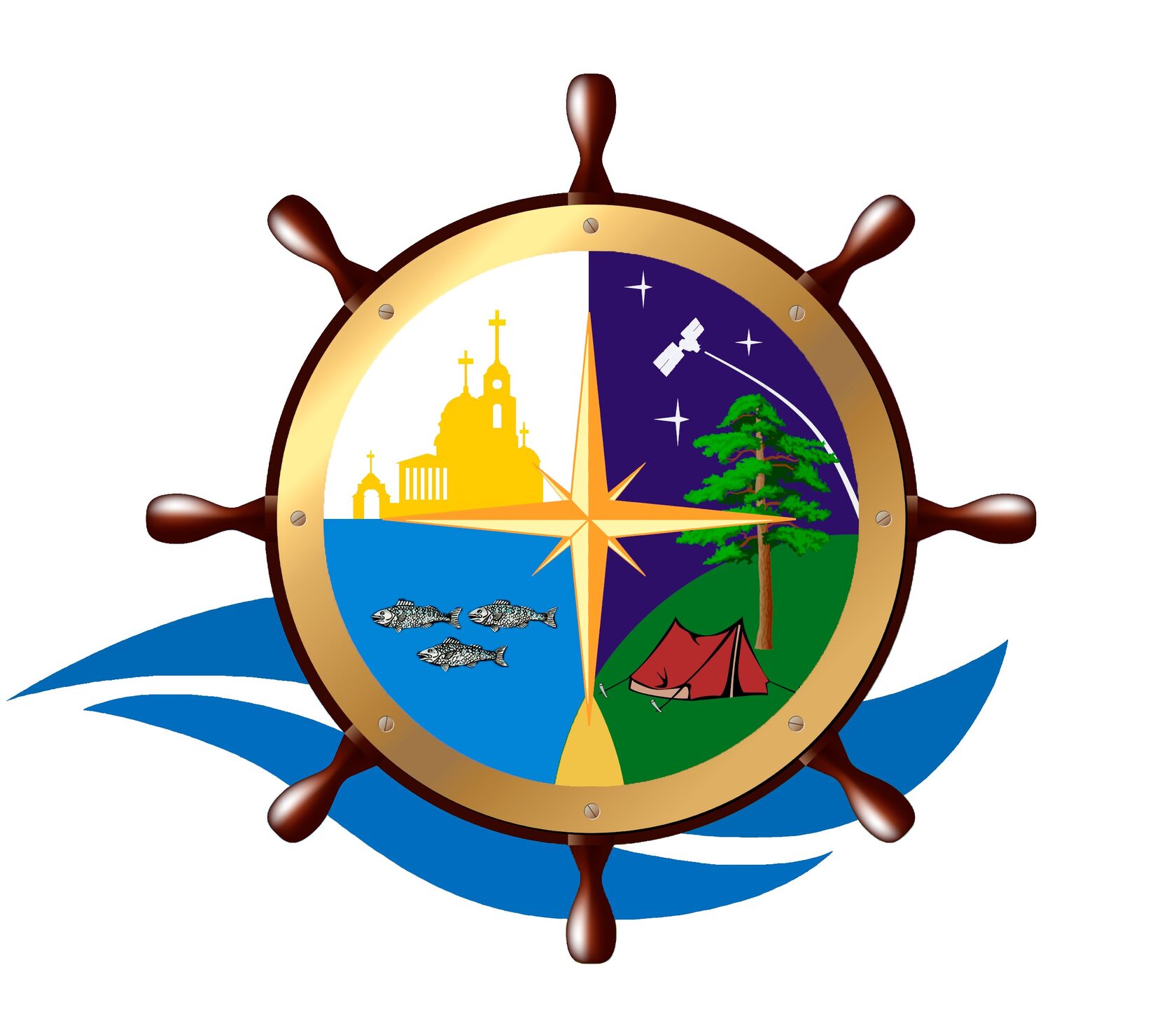 Эмблема Кружка любителей водного туризма описание