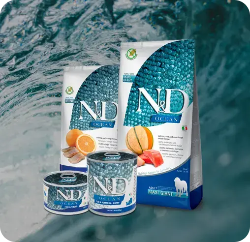 Линейка кормов Farmina N&D Ocean