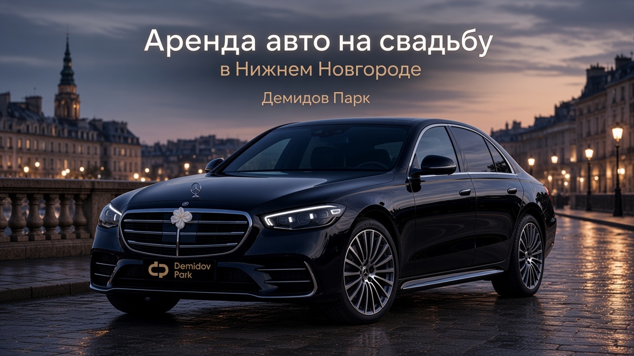 Аренда авто на свадьбу в Нижнем Новгороде: кортеж и машина для молодожёнов