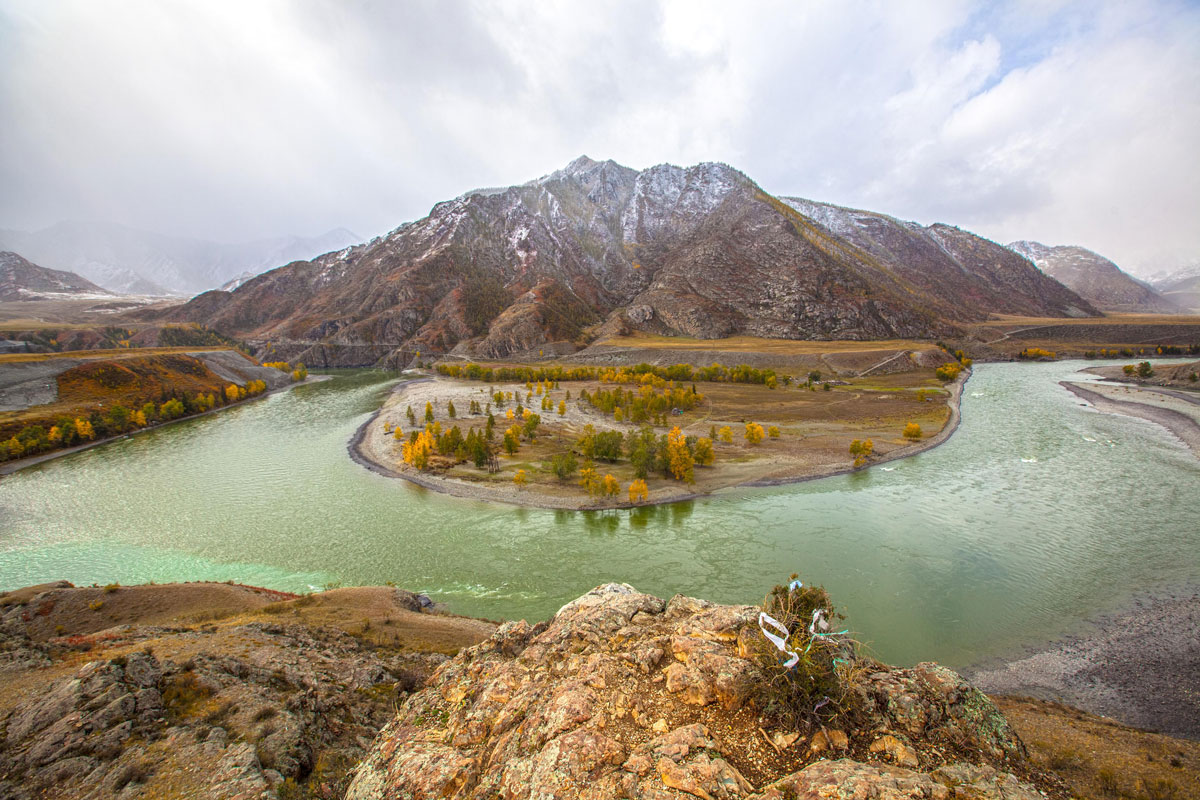 Катунь и чуя слияние рек фото