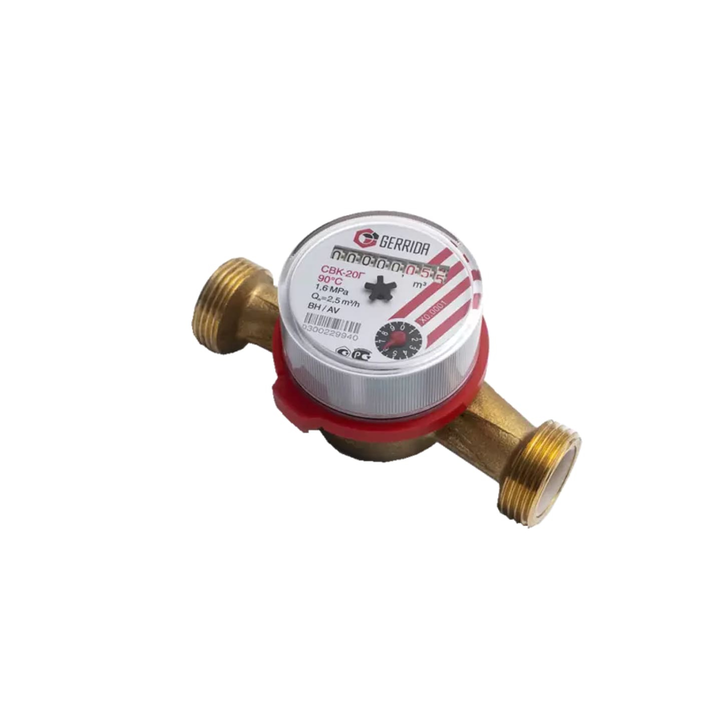 Счетчик воды СВК-20Г Ду20, L=130 мм, без интерфейса