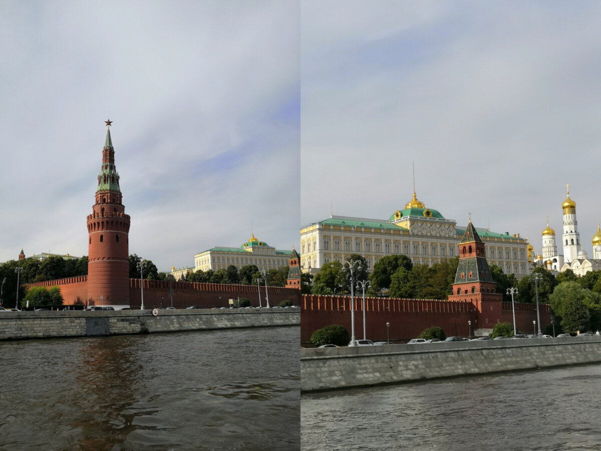 Вид на Кремль с реки