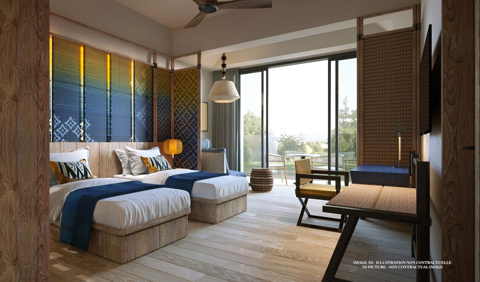 Визуализация Superior Room — Club Med Borneo