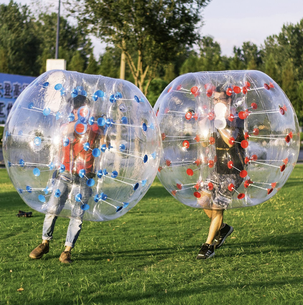 Бегать в шаре. Надувной мяч Zorb из ТПУ 0,08 мм, 1 м, 1,2 м, 1,5 м, 1,7 м. Зорб шар. Фат зорб. Бампербол.