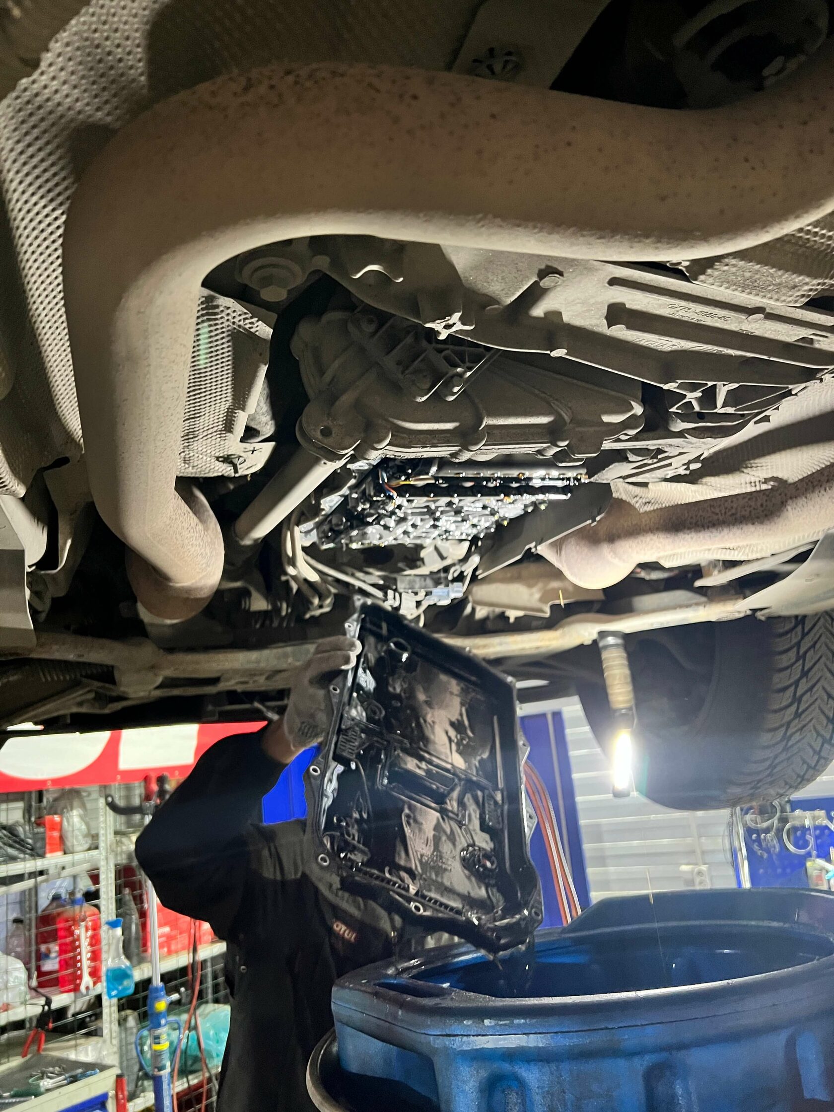 Снятие поддона АКПП Jaguar