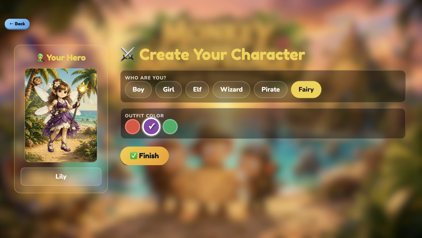 Character Creation