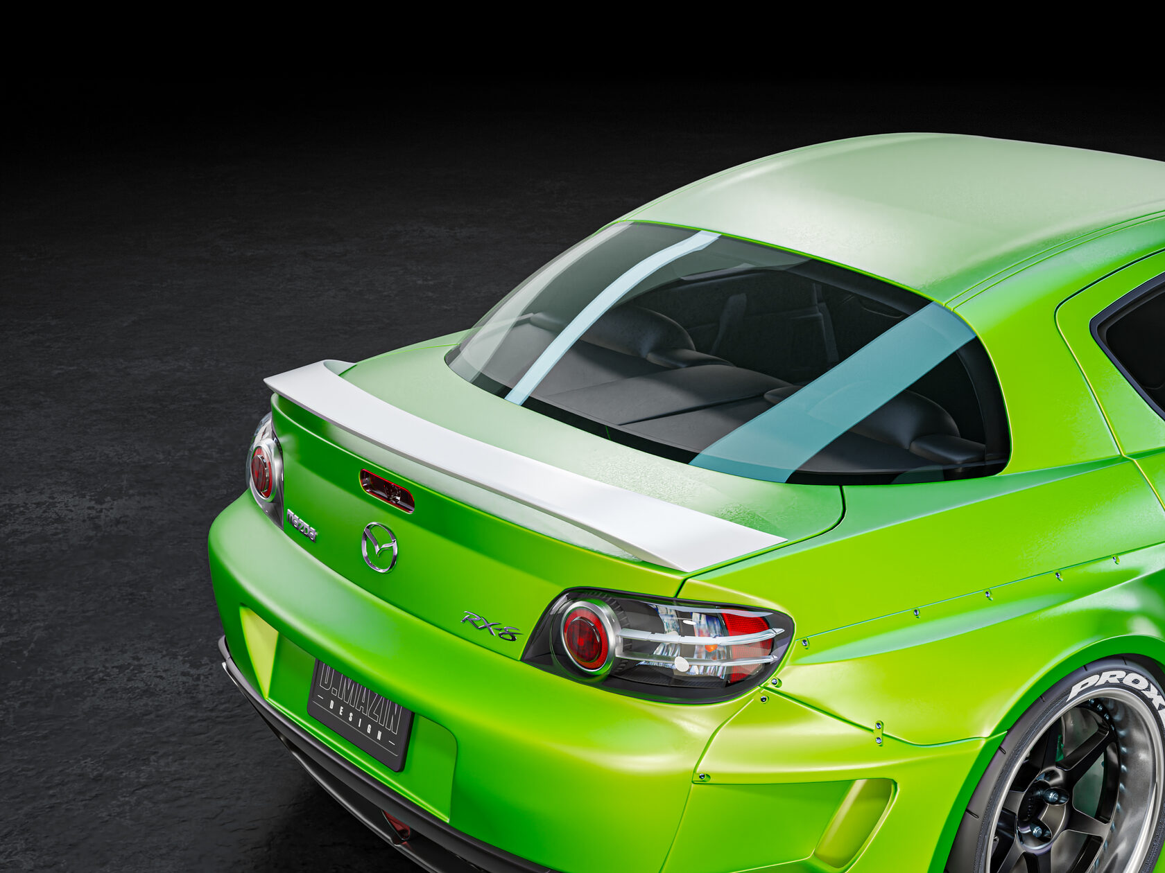 FENDERIST SPEC S 50mm fender flares kit / WIDE BODY KIT Mazda RX8 2003