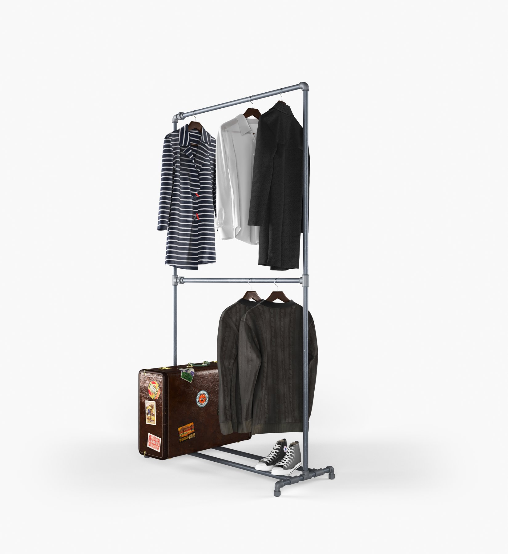 Стойка для одежды из труб "ANTONY" купить в Москве