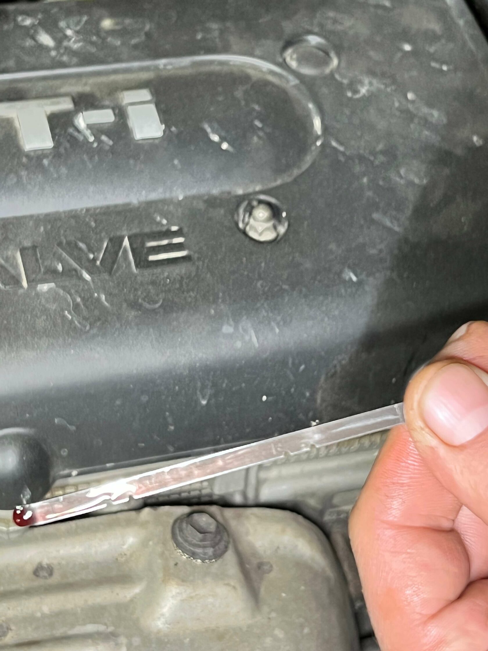 Выставление уровня масла по щупу