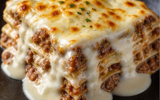 Лазанья с соусом бешамель
