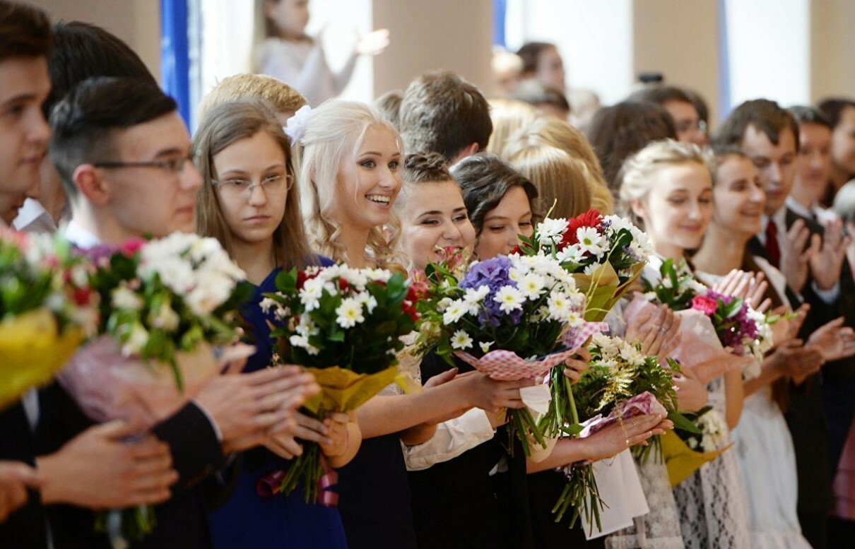 Фото букетов на выпускной