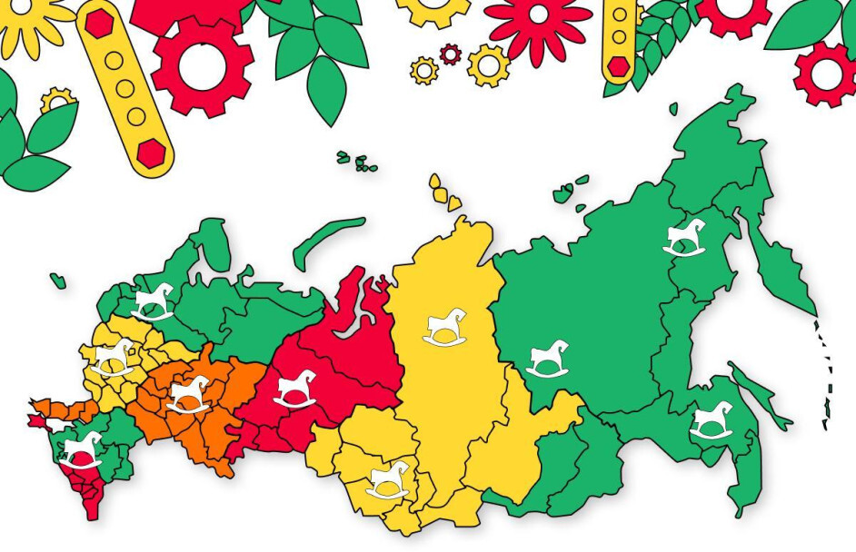 карта России финалисты Родная игрушка