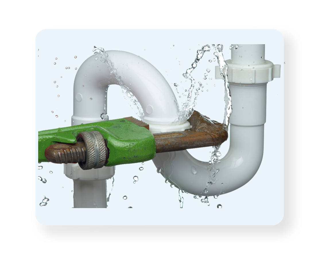 Устранить протечку