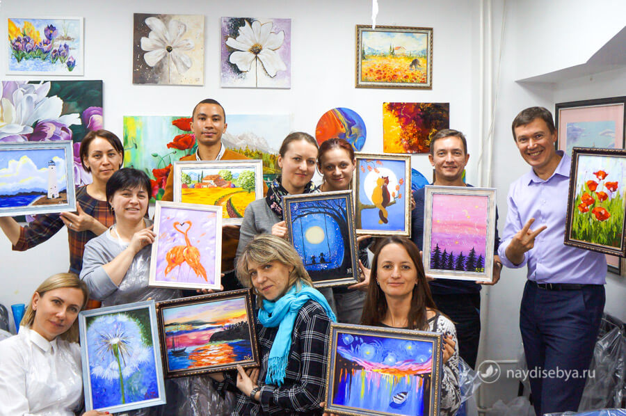 Обучение рисованию начинающих на мастер-классах в Москве