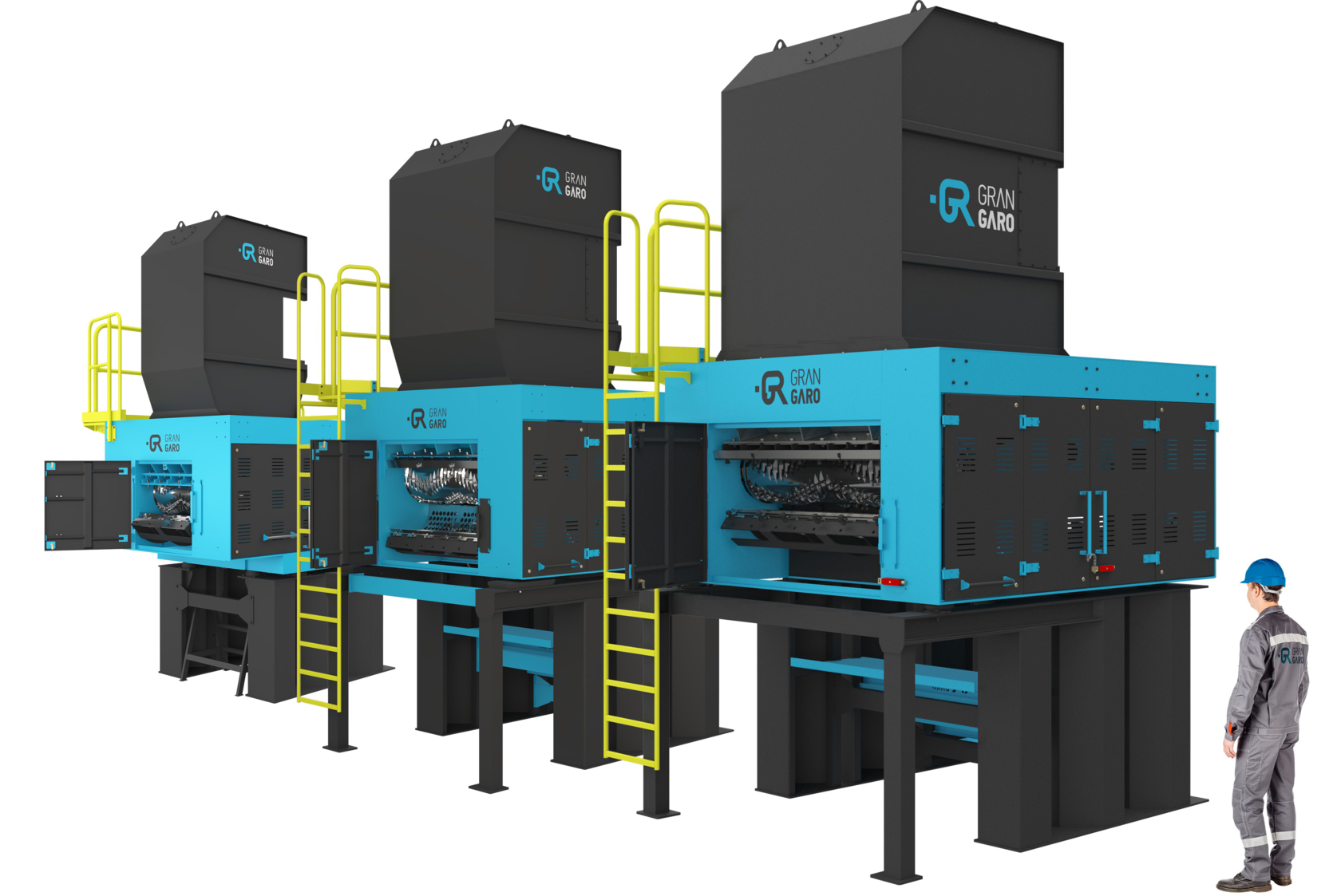Купить шредер для пластика, дробилку для полимеров Гран гаро, звоните 8 ...