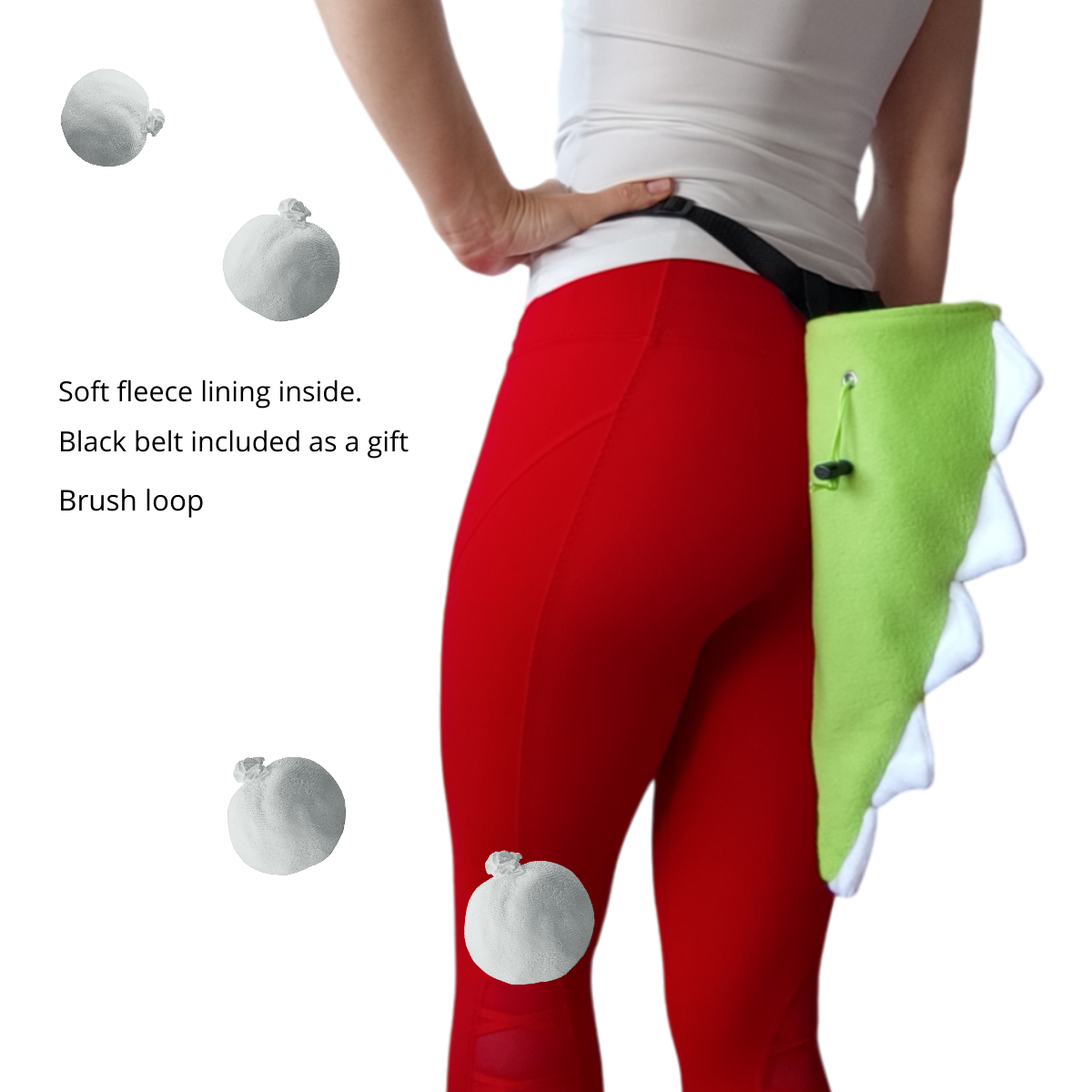 Chalk bag Dino Tail for rock climbing