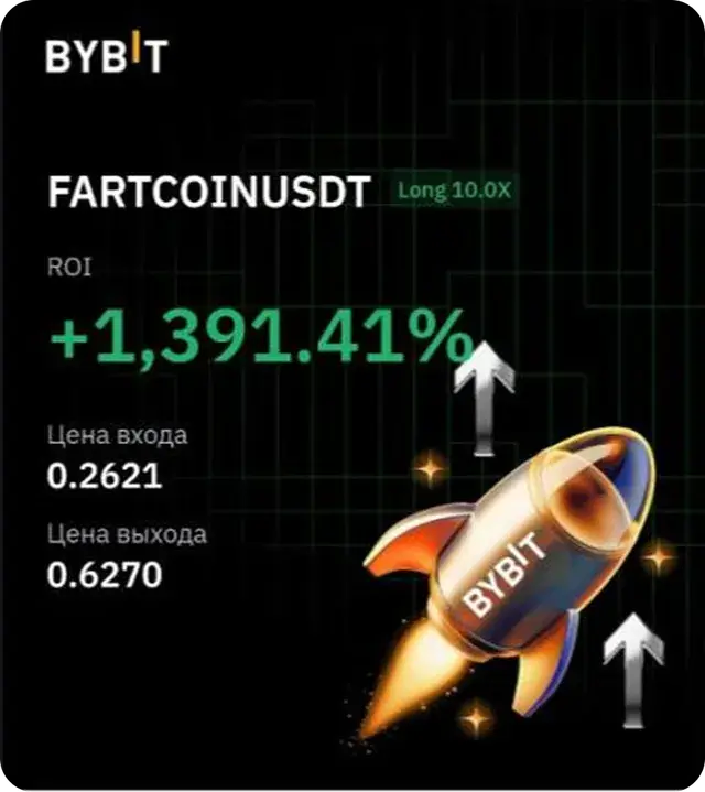 FARTCOINUSDT +1391%