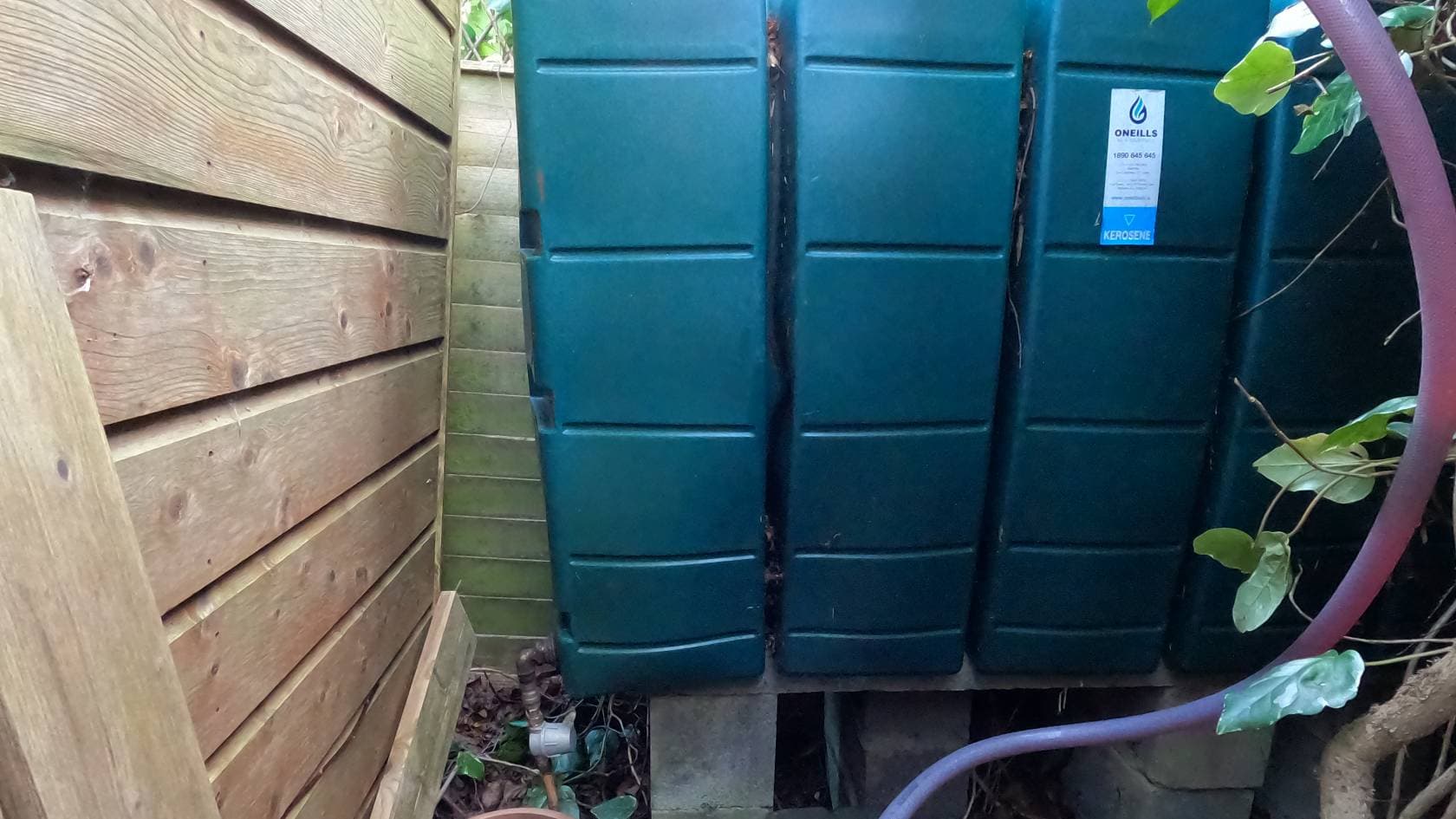 Old oil tank to be replaced