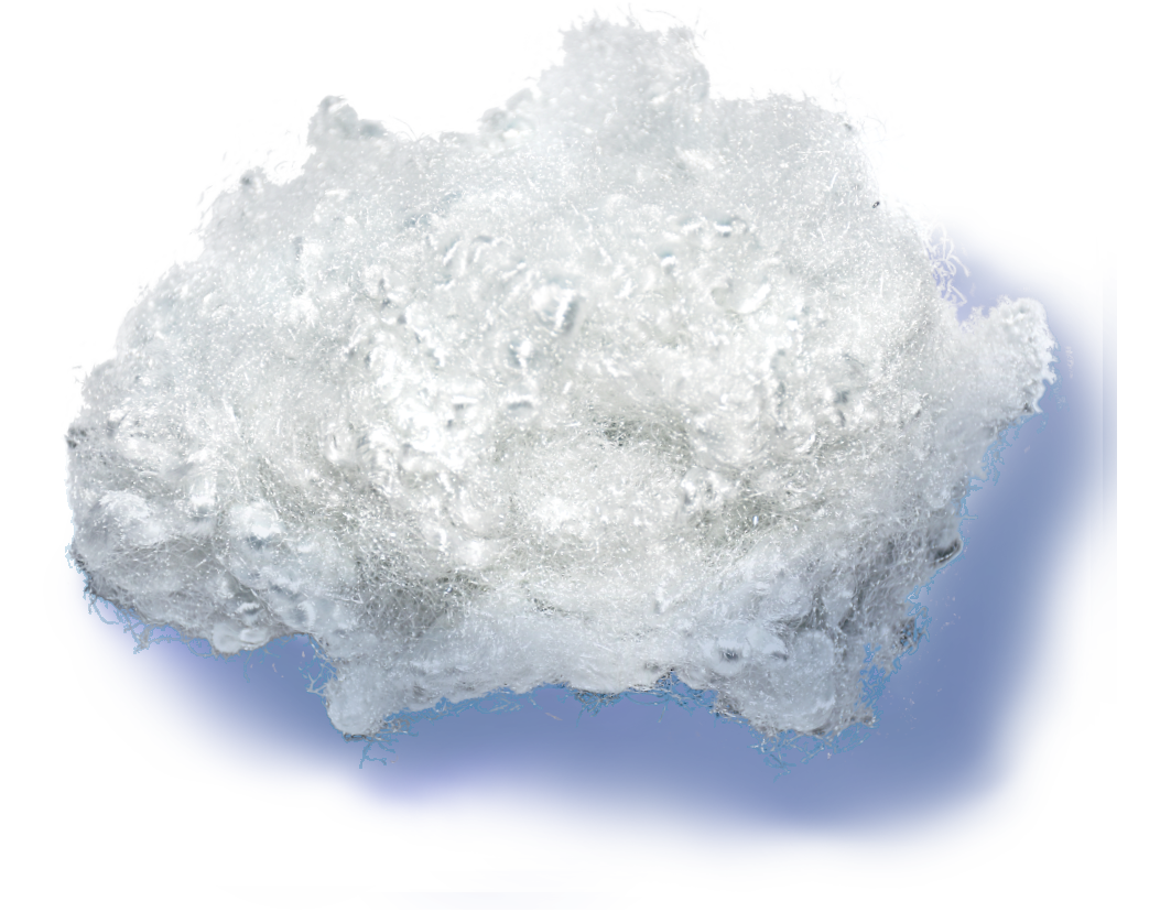 облако из полиэфирного волокна