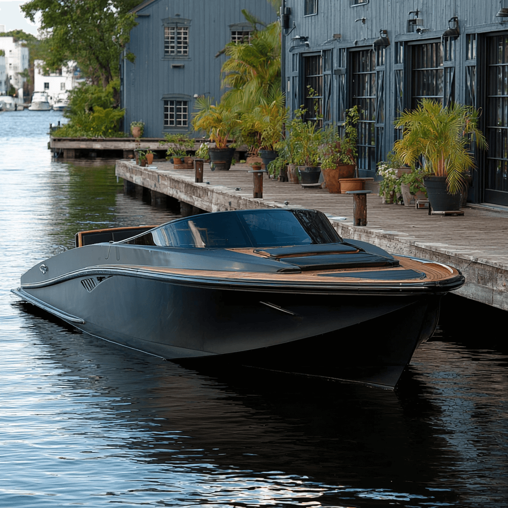 прогулочный катер из HDPE 