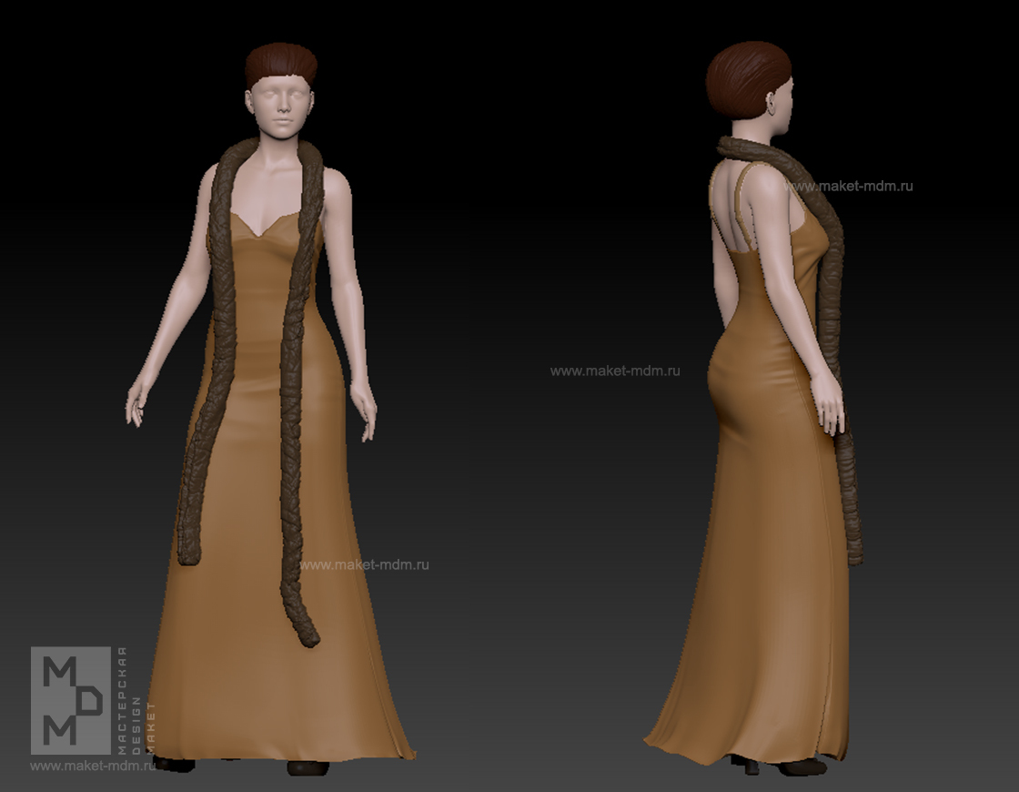 3Д модель фигуры для макета