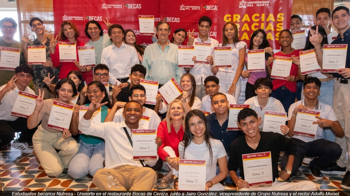 30 jóvenes del Caribe celebran el inicio de su vida universitaria gracias a las becas Nutresa