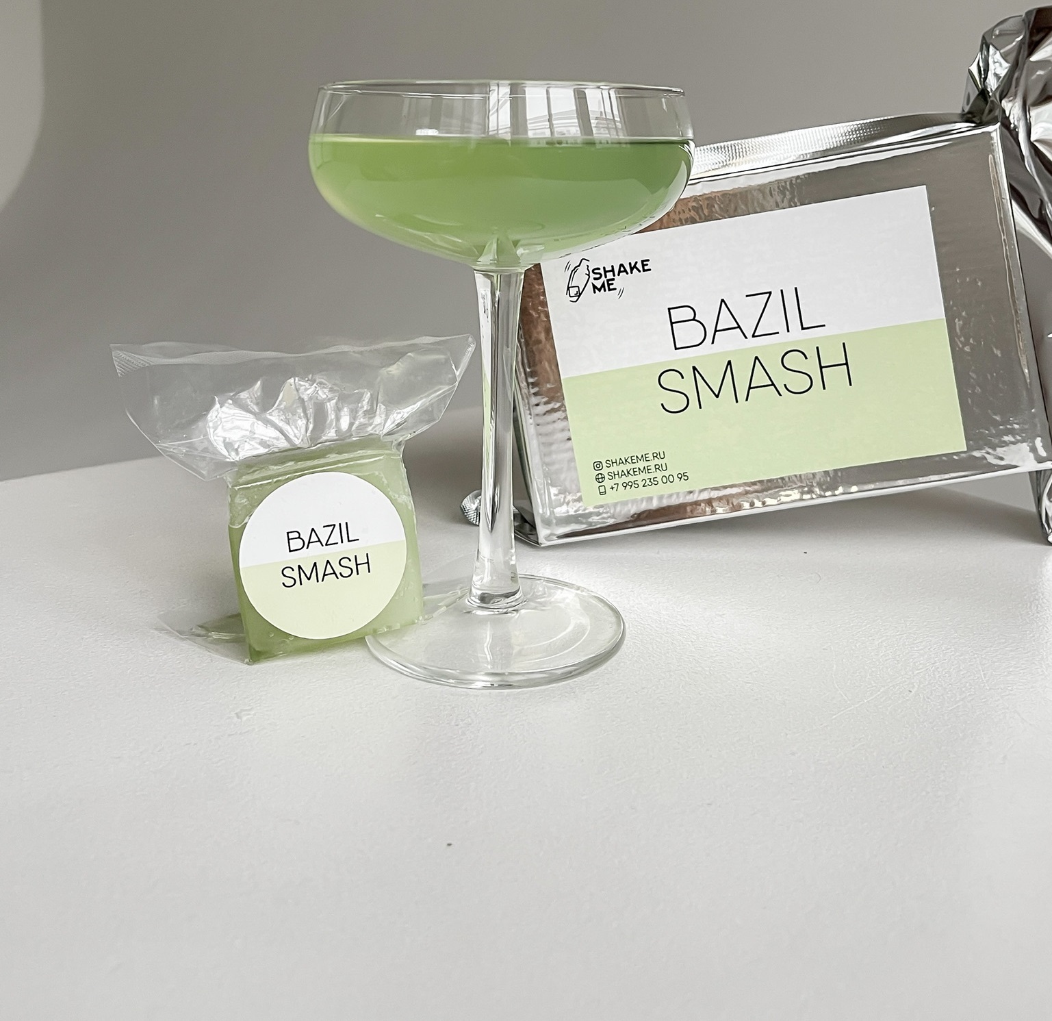 Basil Smash - Замороженная основа для коктейля "Базиликовый удар" с ...
