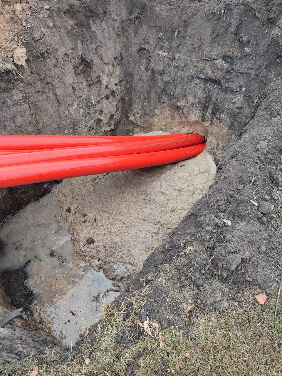 Прокол под дорогой в Томске