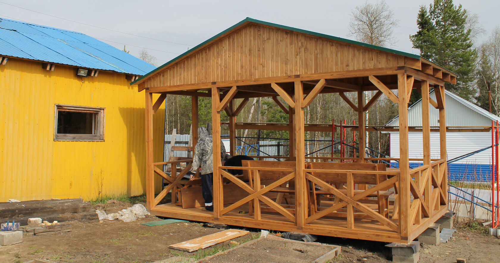 Апшеронске сборные дома веранда