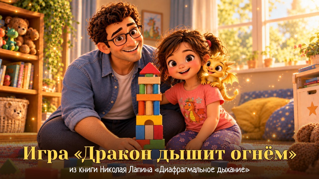 Дыхательная практика «Дракон дышит огнём» — диафрагмальное дыхание, когда ребёнок злится