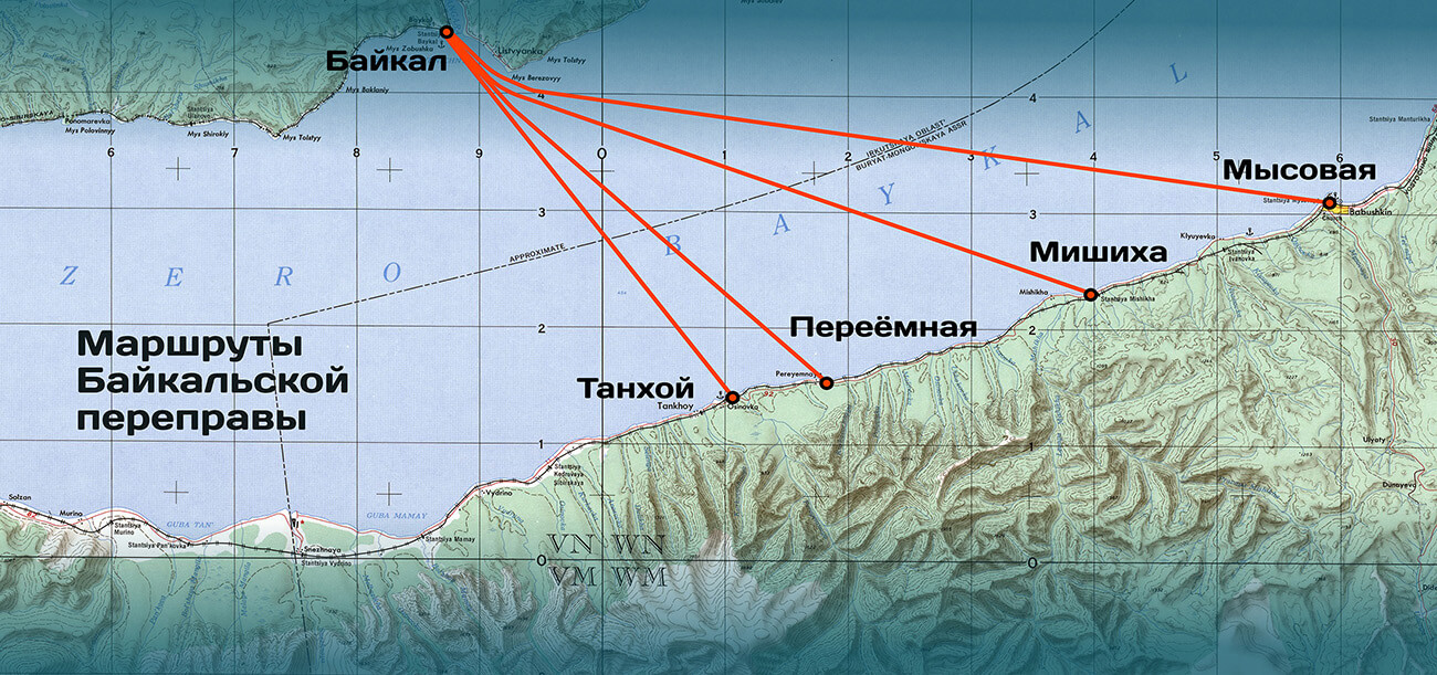 Танхой байкал карта