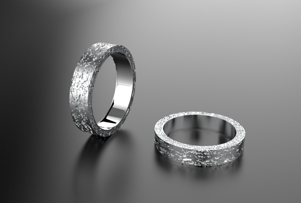 Изготовление дизайнерских свадебных обручальных колец из золота с ...