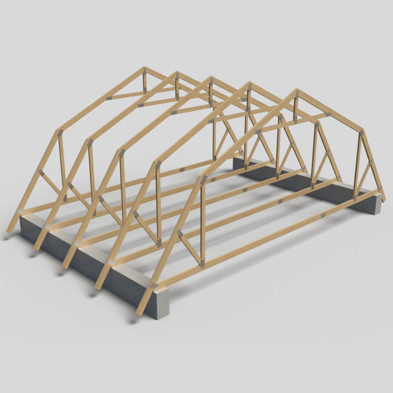 Готовые Стропильные Фермы Из Дерева Купить