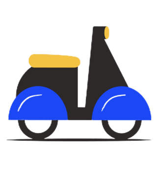 Motorbike - borzo delivery 