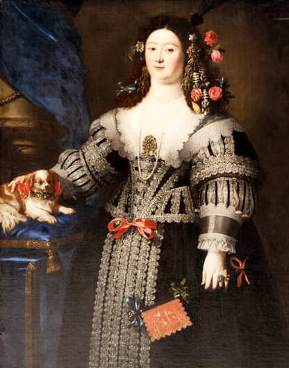 Николя Ренье или Джироламо Форабоско. «Дама с собачкой», 16??