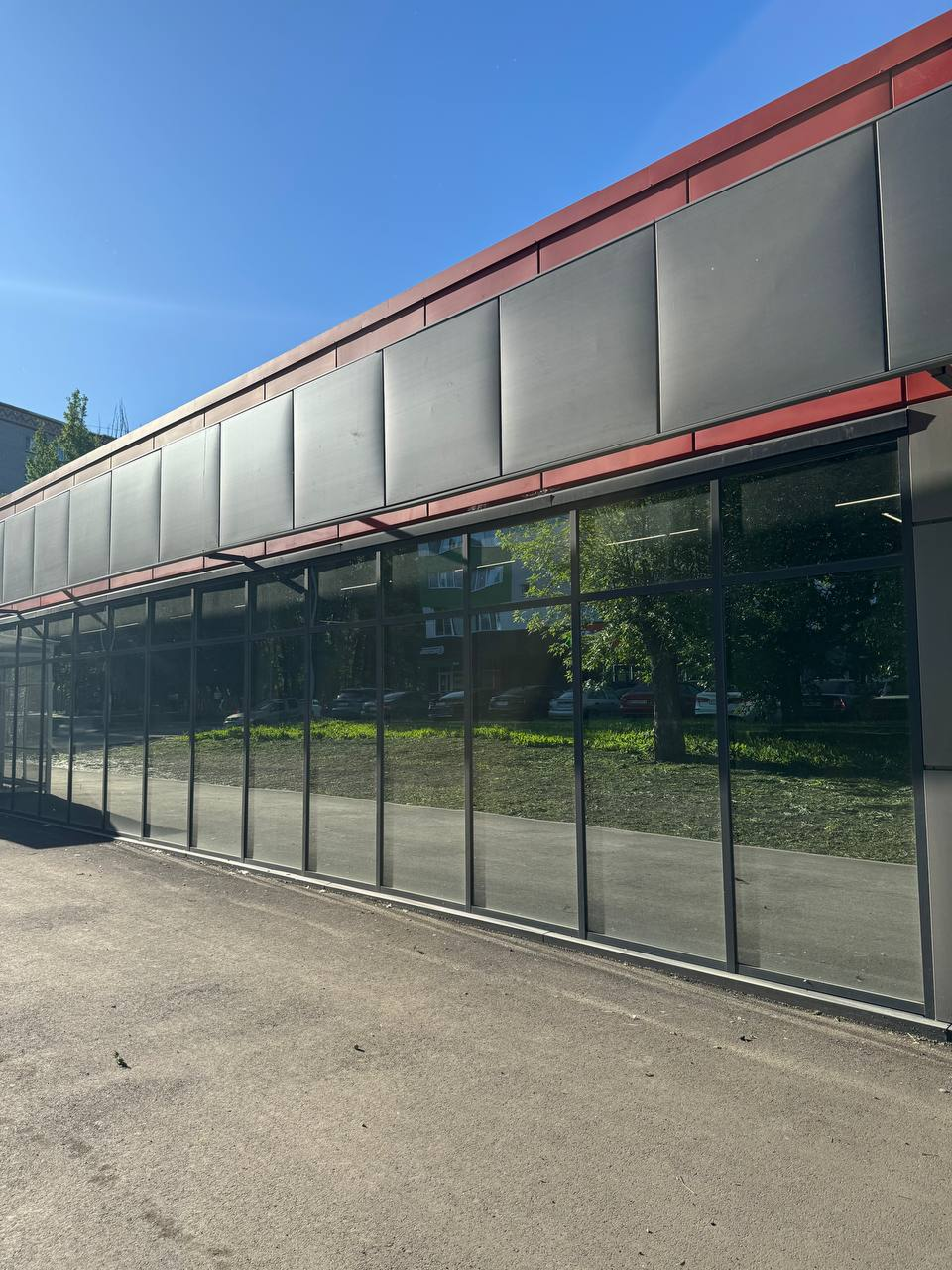 Современное панораманое фасадное остекление от кампании Алюмстек