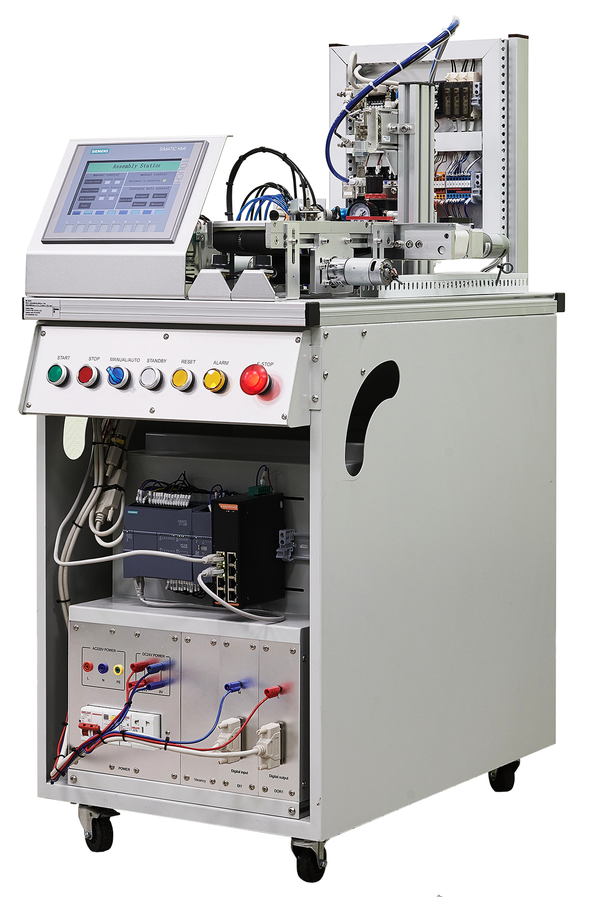 профессиональное учебное оборудование, производство учебного оборудования, станция сборки, мехатронная станция, искра, мехатроника, робототехника