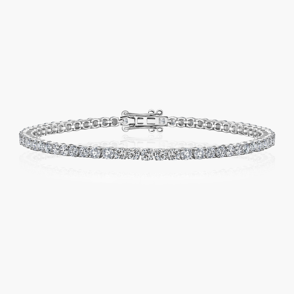 Теннисный браслет круги