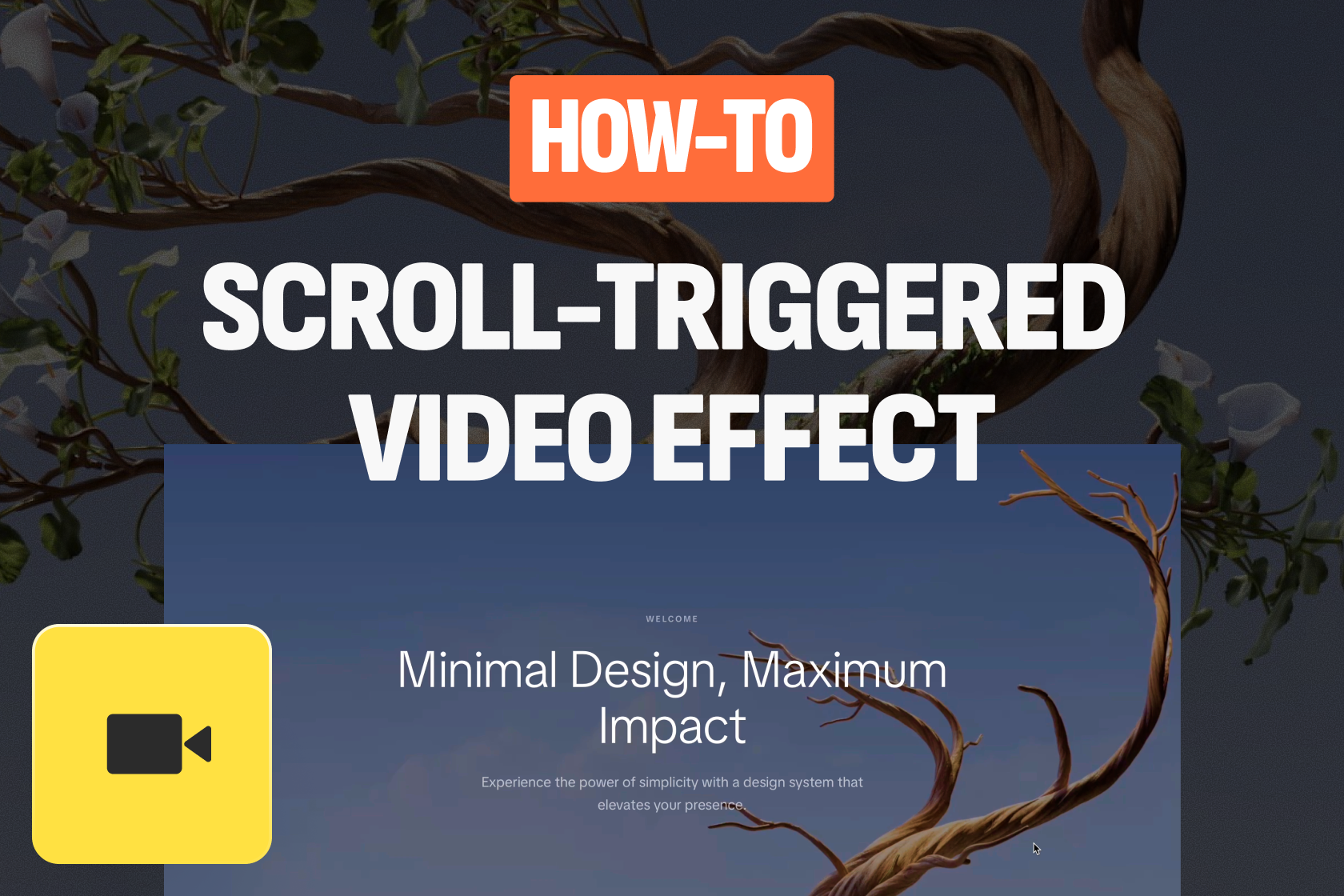 How to Add a Scroll-Triggered Video to Your Website