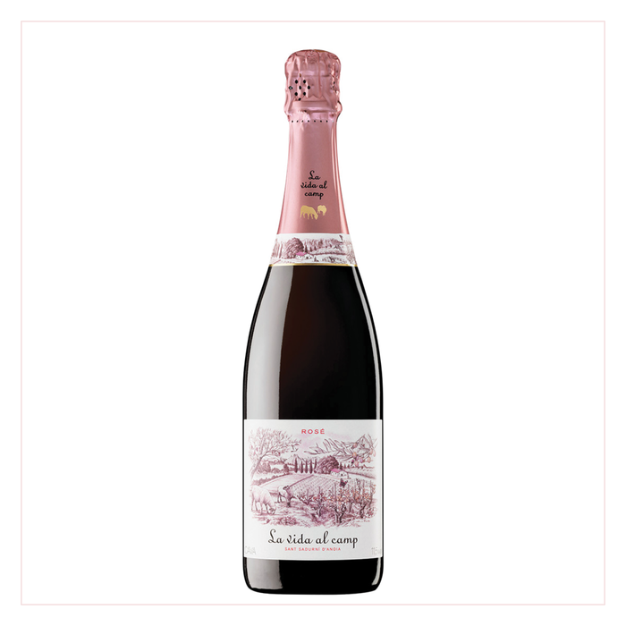 Кава брют розе. La vida al Camp Cava Brut Rose. Игристое вино la Lida al Camp. Cava шампанское брют розовое. La Brava Rosa Cava шампанское.