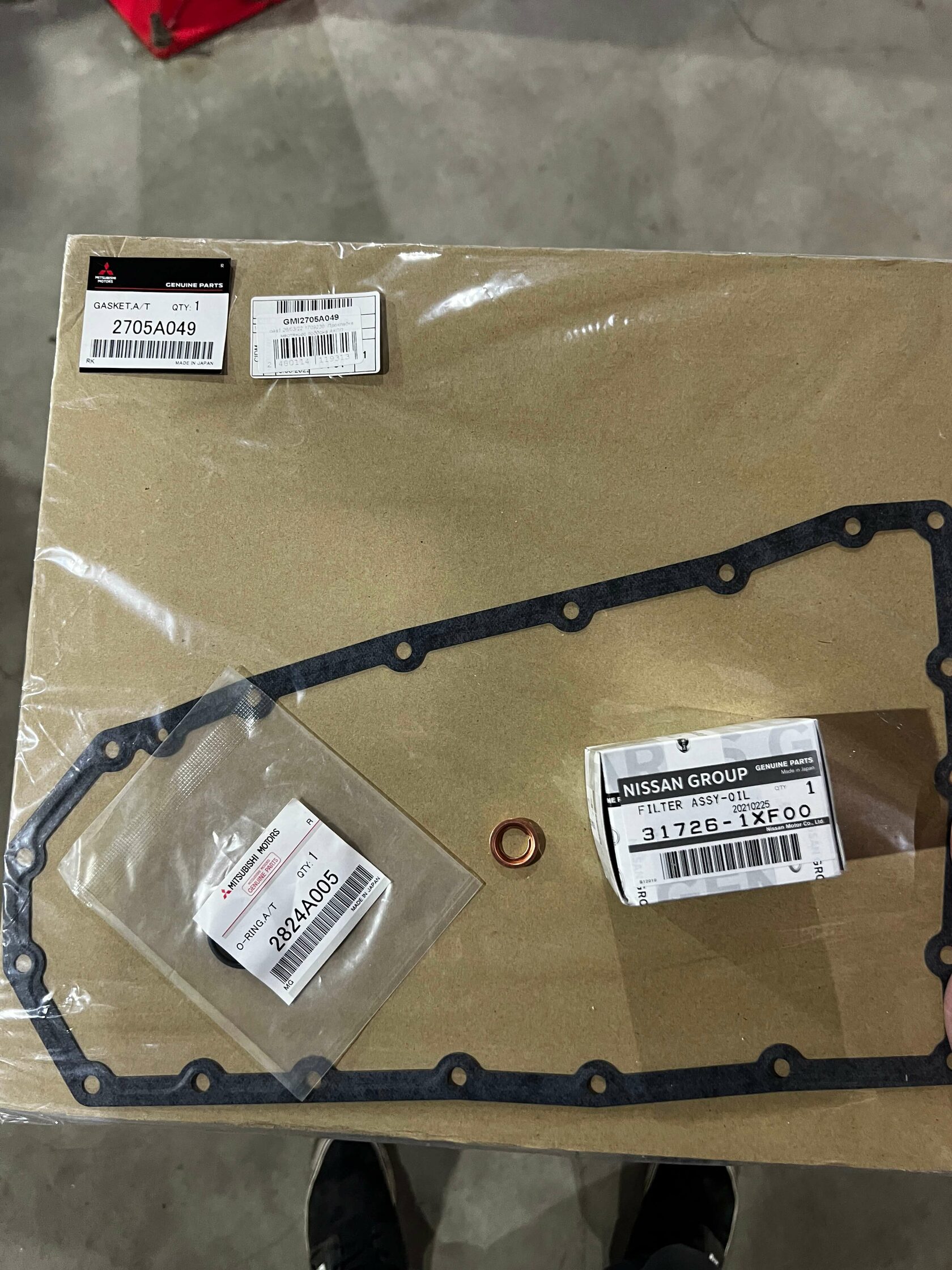 Оригинальные фильтры для вариатора Mitsubishi Outlander