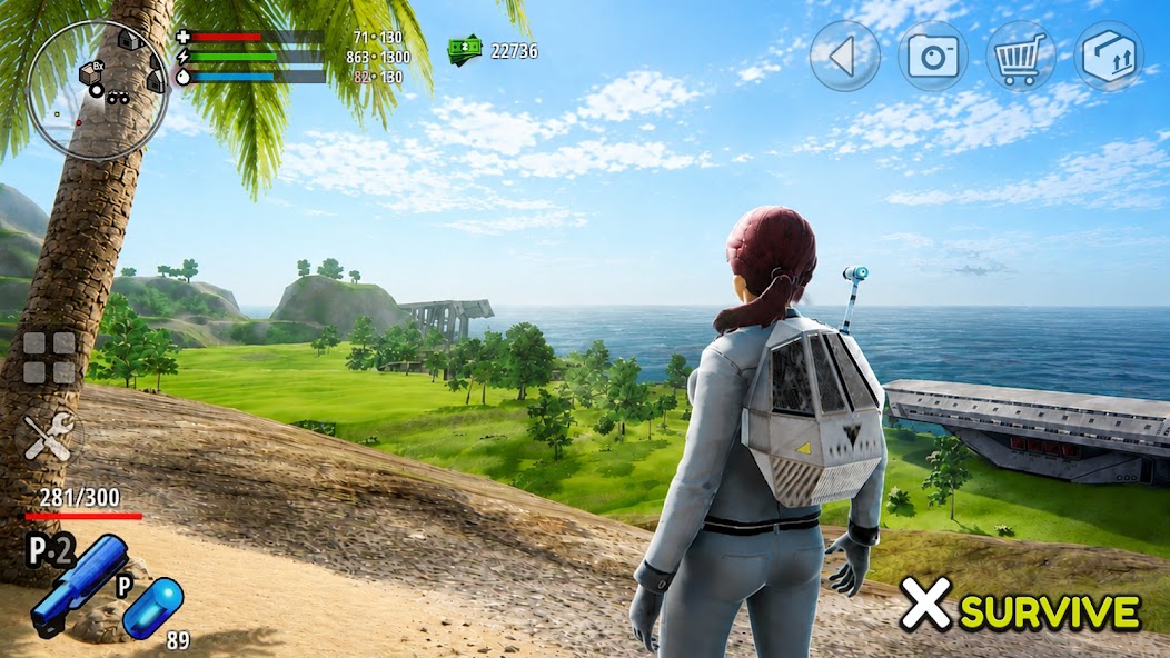 X Survive open world sandbox game for mobile