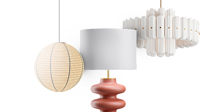 Большой сет объектов света в разных категориях архикад