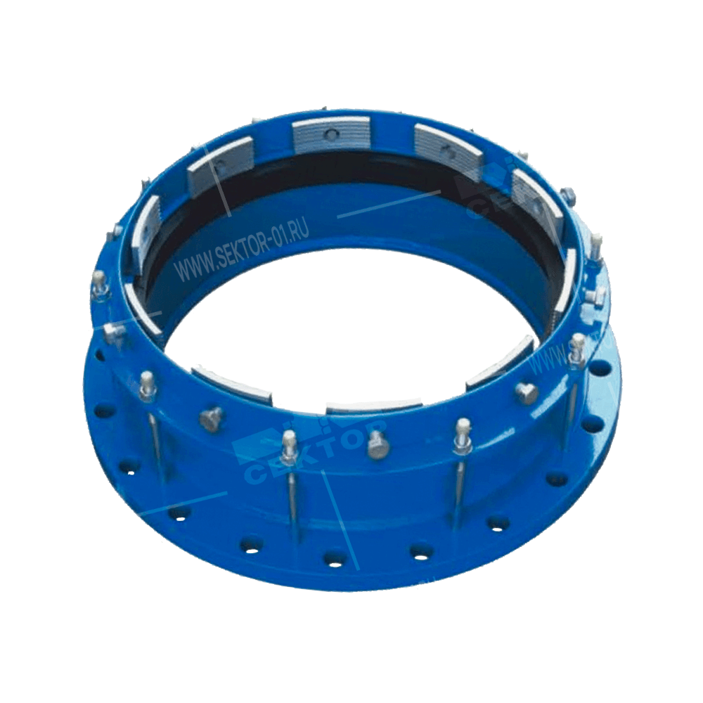 Фланцевый адаптер ПФРК для ПВХ/ПНД труб больших диаметров, DN500 PN10 ...