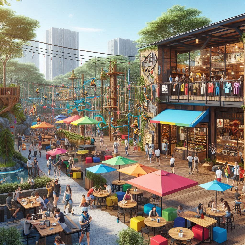 Дополнительные услуги в веревочном парке