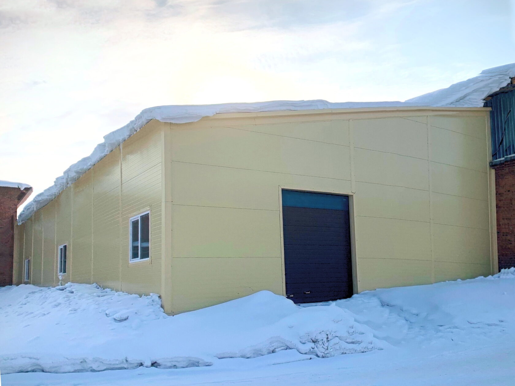 Строительство теплого склада готовой продукции