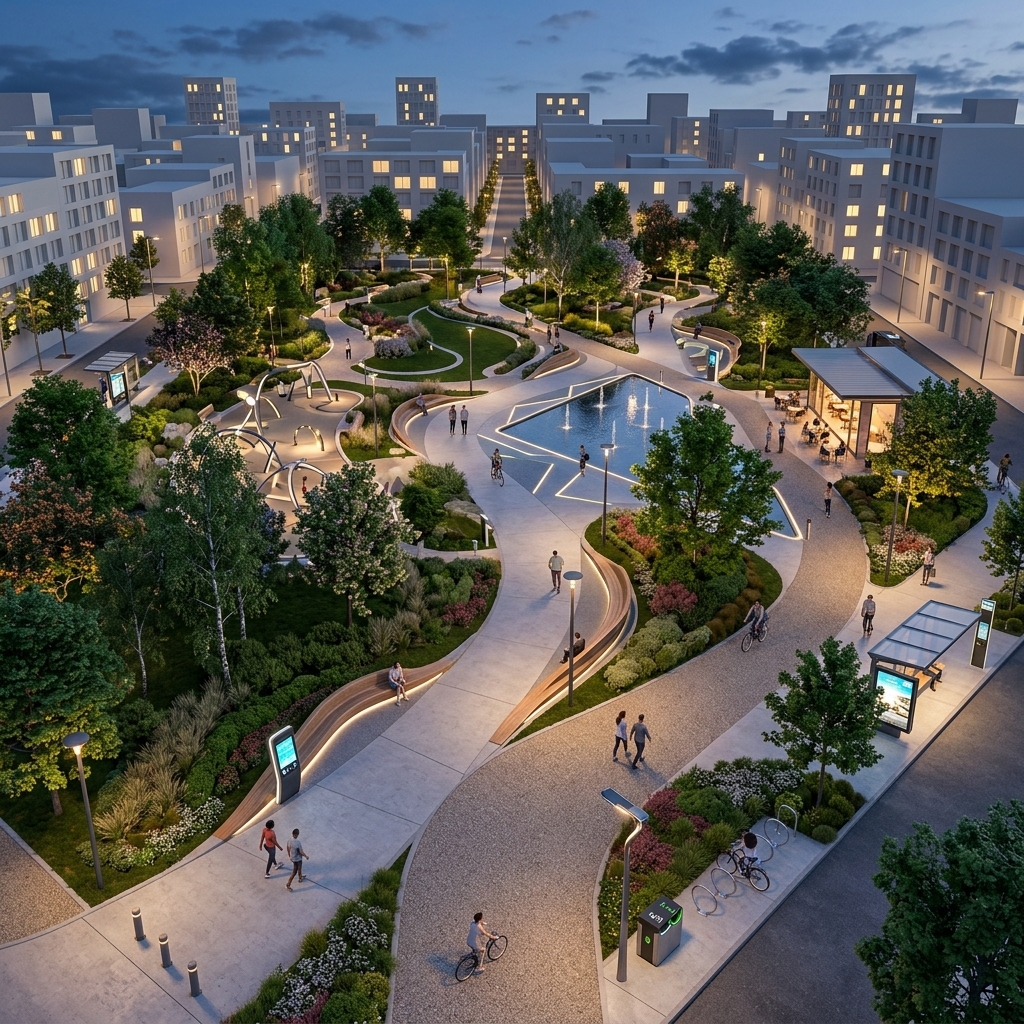 3D Визуализация ландшафтного проектирования