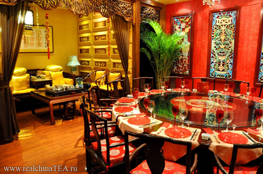 Отдельные шикарные кабинеты в чайной Лао Шэ